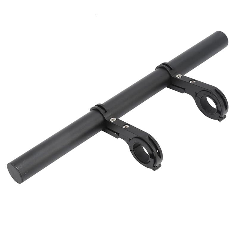 Hapivida Support d'Extension de Guidon de Vélo, Alliage d'Aluminium Léger et Durable, Extension de Guidon pour Lampe LED, GPS, C