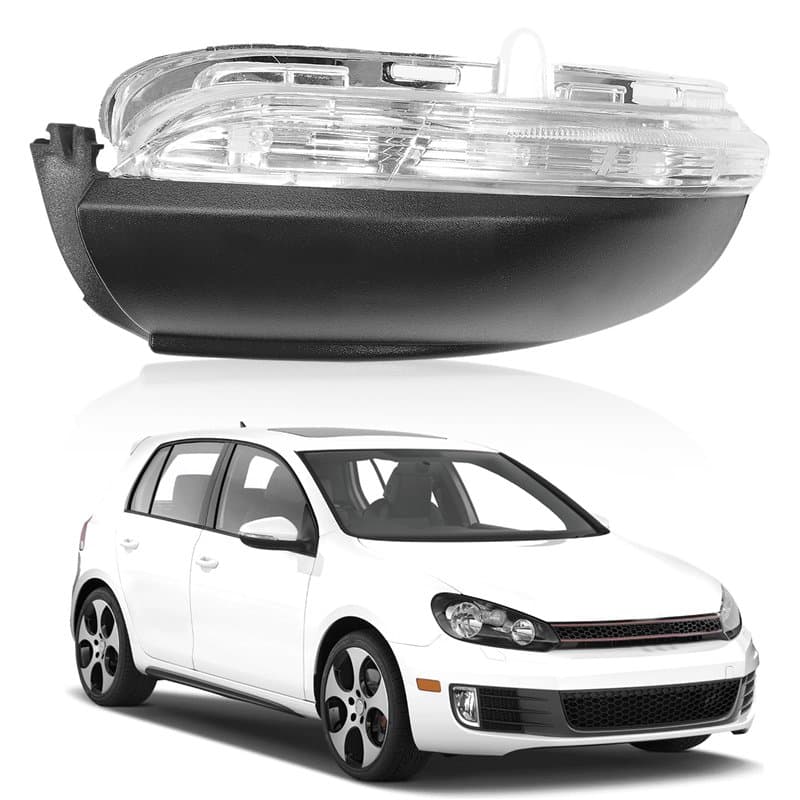 Konuooer Indicateurs de direction rétroviseur pour Golf 6 MK6/GTI / R20, clignotan repetiteur rétroviseu latéral pour Tou-ran 20