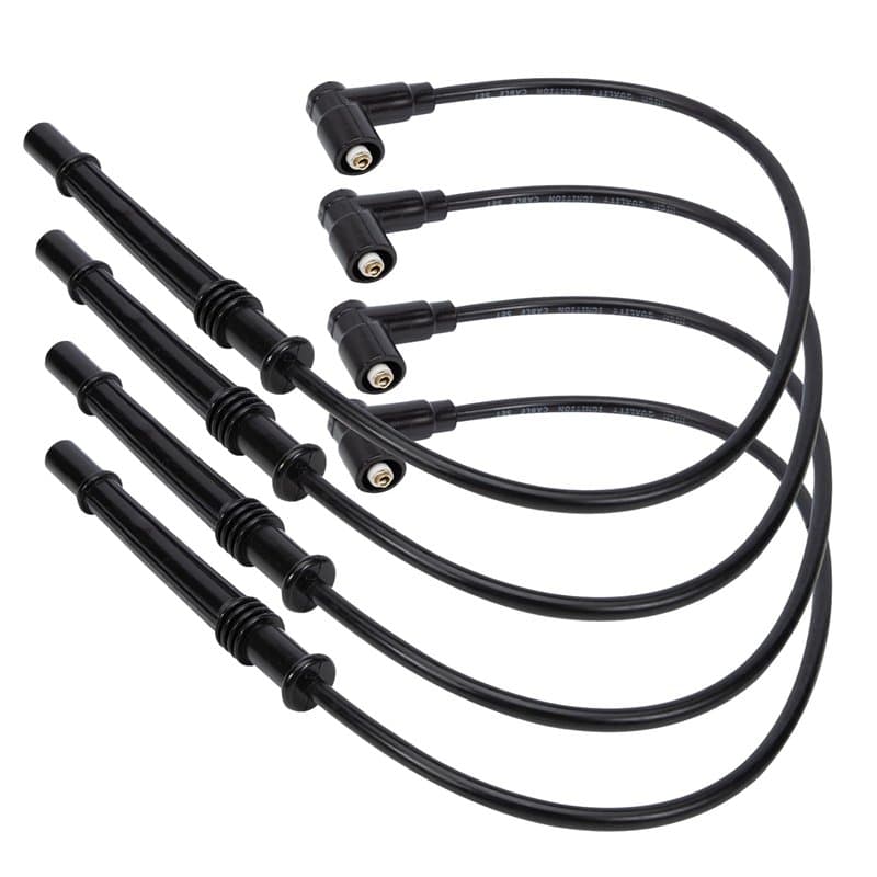 Anlseiod 4x Câble d'allumage pour Clio 2 Kangoo Twingo 1 2 Cable Allumage Twingo I II 0300891604 8200713680