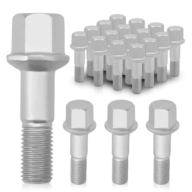 Anlseiod 20 x Boulons de Roue pour für A-Klasse W168 C-Klasse W202/W203 E-Klasse W124/ W210 CLK SL R129 SLK R171 Vaneo 414 1982-