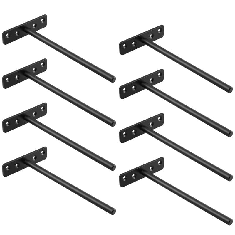 SAYAYO Equerre Etagere Murale Fixation Flottante Invisible, Support Etagere Murale en Métal, Tablette Flottante Support Charge L