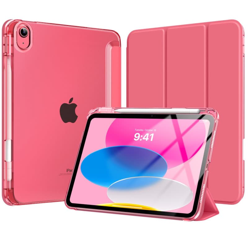 MoKo Coque pour iPad 11 Pouces (A16) 11e Génération 2025, iPad 10e Gén 10,9" 2022 avec Porte-Stylet, Étui iPad 10e Gen Mince Lég