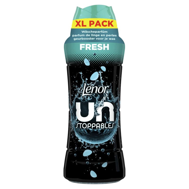 Lenor Unstoppables Parfum Aérien, 41 Lavages (495g), Parfum de Linge en Perles, Fraîcheur Non-Stop Jusqu'à 12 Semaines, Notes d'