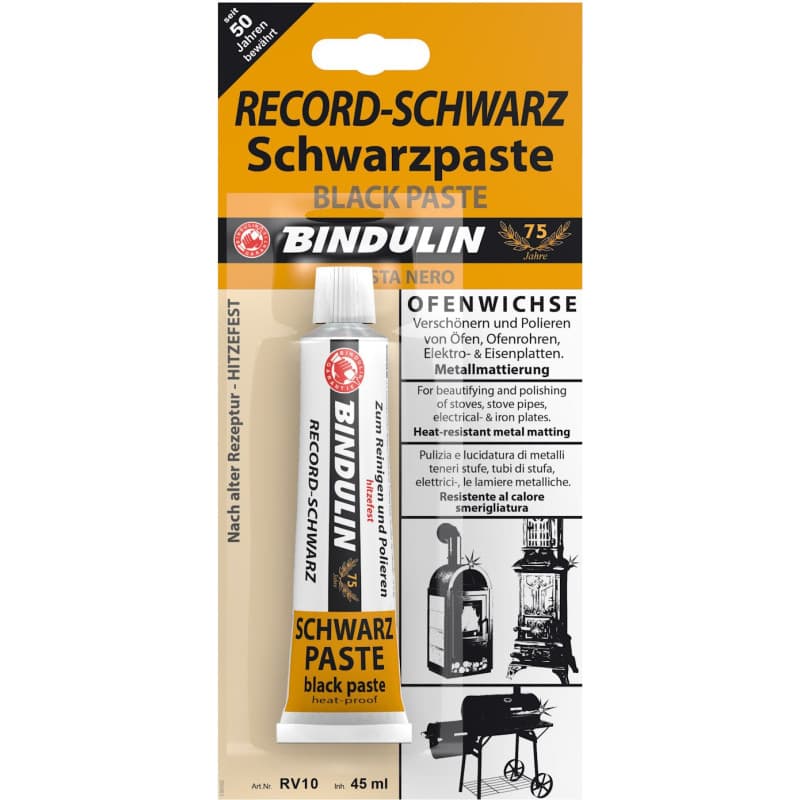 Bindulin Pâte nettoyante pour plaques de cuisson électriques Noir