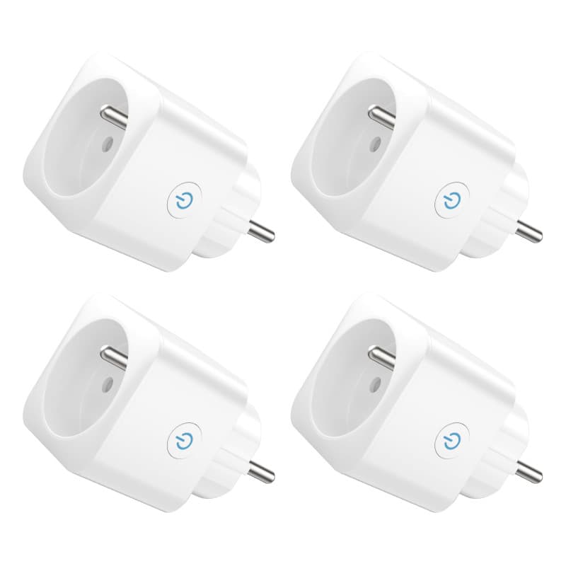 EIGHTREE Prise Connectée WiFi, Prise Alexa Programmable, Compatible avec Alexa/Google Home, Smart Life APP, Suivi de Consommatio
