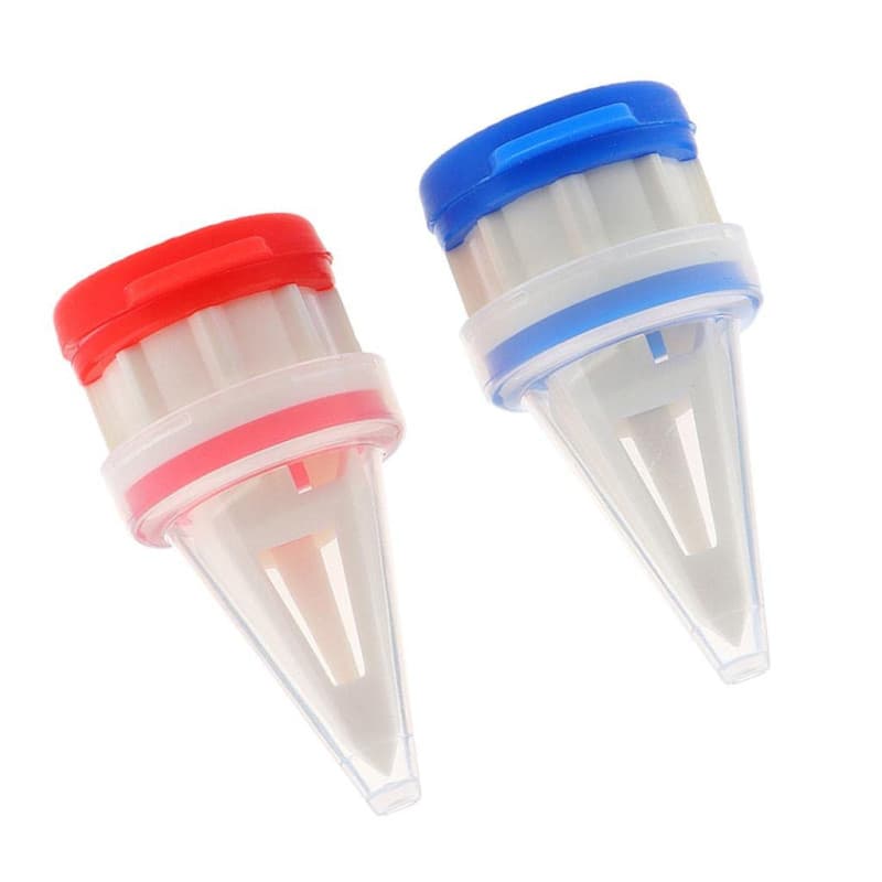 MagiDeal 2pcs Bec Verseur de Lait - Pique-verseur pour s Lait Boisson Extension Bouche Déviation avec Couverture