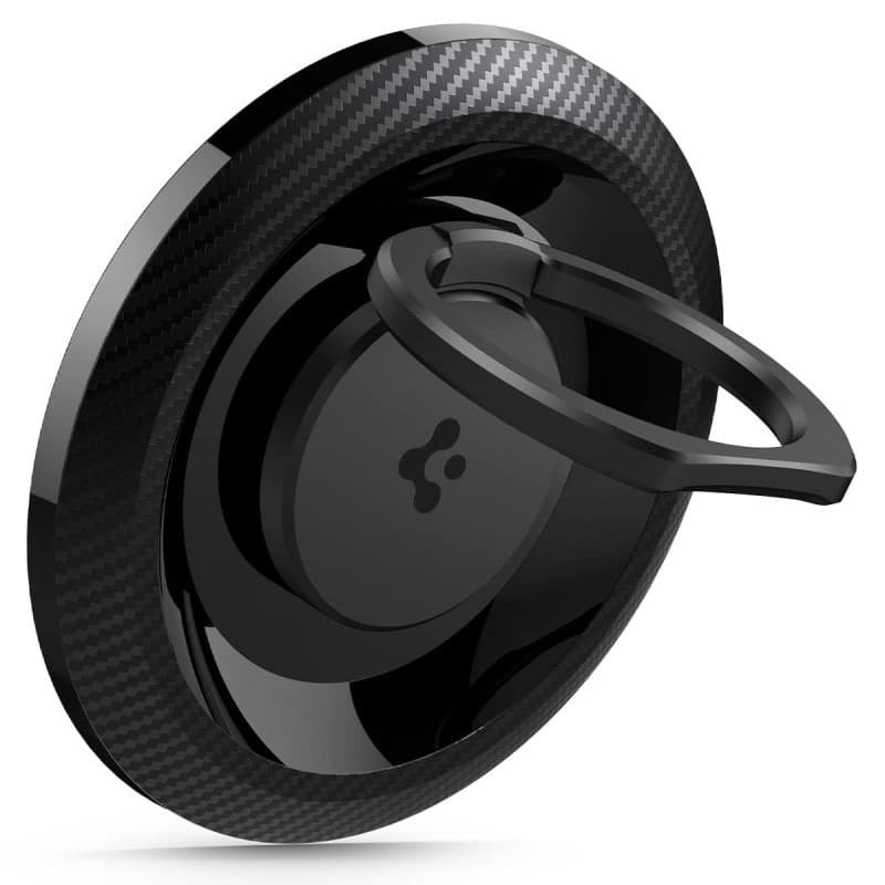 Spigen O-Mag Anneau Téléphone Magnétique pour MagSafe, 360° Rotation, Poignées Téléphone Compatible avec iPhone 16 15 14 13 12 P