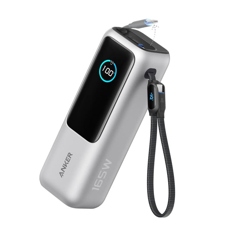 Anker Zolo Batterie Externe pour Ordinateurs Portables, Chargeur 25000mAh 3 Ports USB-C 100W pour Plusieurs appareils, câble int