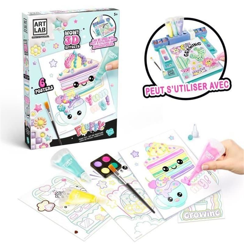 Canal Toys - Art Lab - Kit de Peinture Fluffy Paint - ART 019