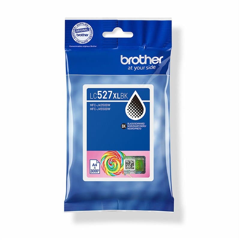 Cartouche d'encre originale Brother LC527XLBK Noir Multicouleur
