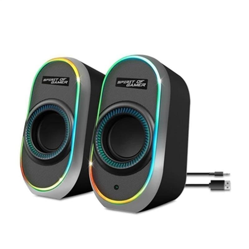 Haut-parleurs de PC Spirit of Gamer SP-5500BK Noir 3 W 6 W