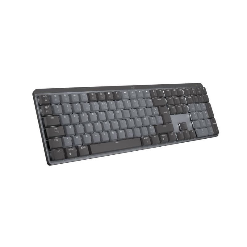 Logitech MX Mechanical clavier RF sans fil + Bluetooth Azerty Français Graphite, Gris