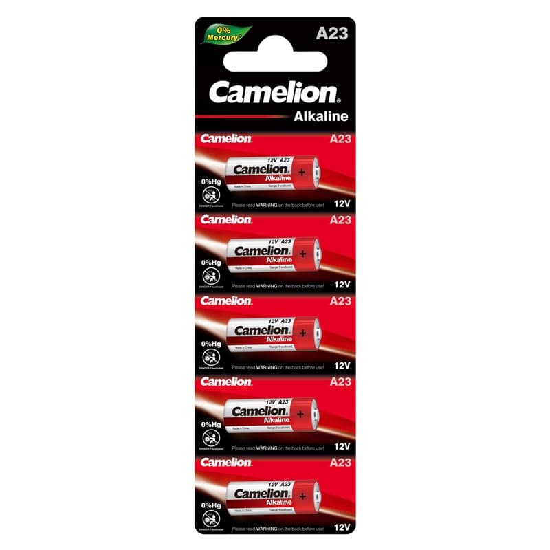 Camelion 11000523 Plus Alkaline Batterien LR23A/ 12 V/ 5er Pack | L'emballage peut differer