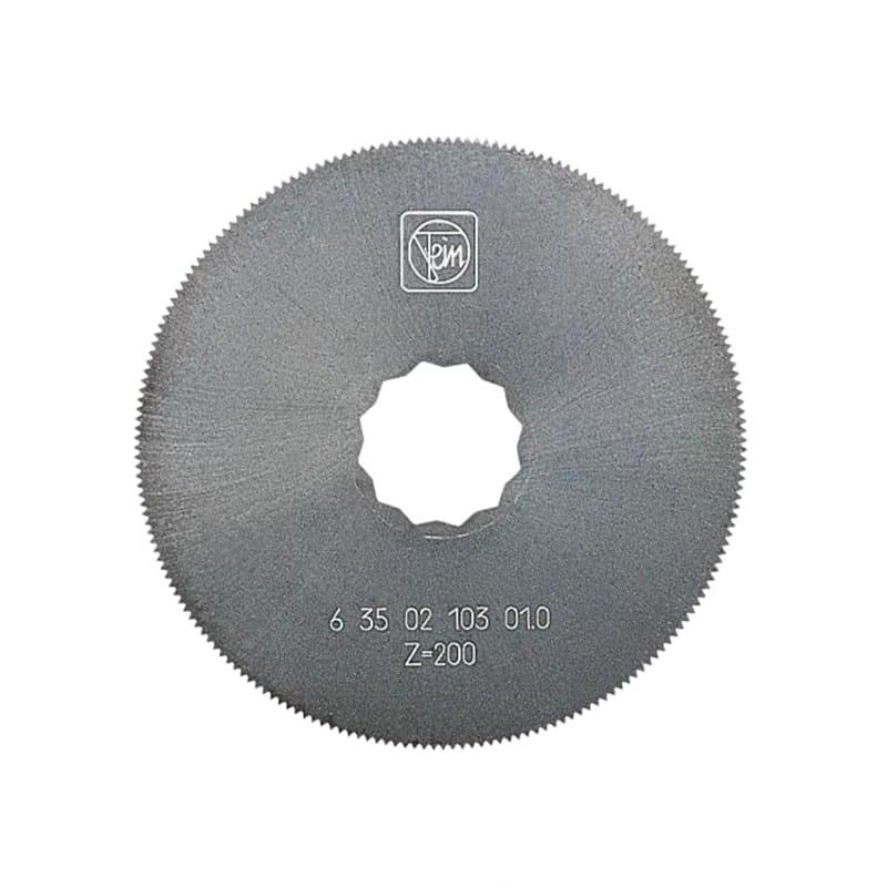 FEIN 63502103010 - Lames droites; Lame de scie circulaire HSS Ø80mm - Pack de 2, Accessoire, Oscillation
