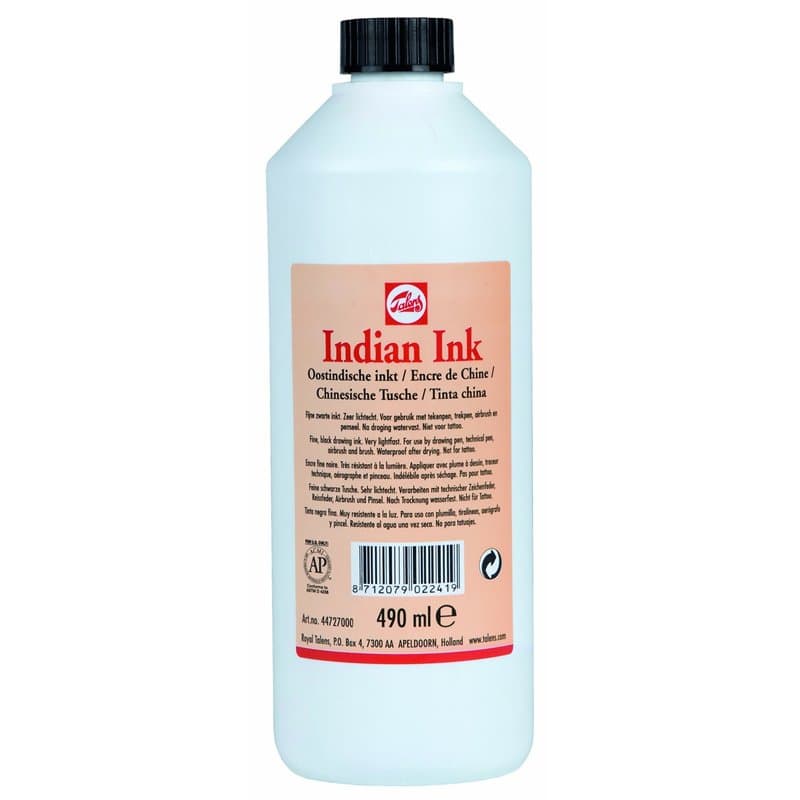 Talens Indian Ink - 490ml Zeichentusche/Chinesische Tusche