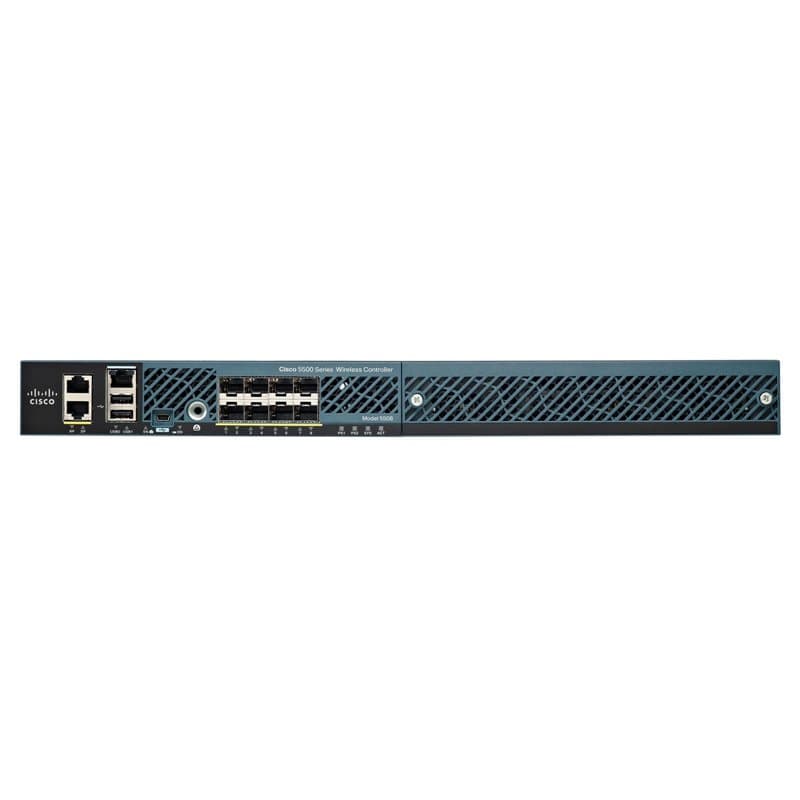 Cisco 5508 Wireless Controller Périphérique d'administration réseau 8 ports 12 MAP (points d'accès gérés) Gigabit Ethernet 1U