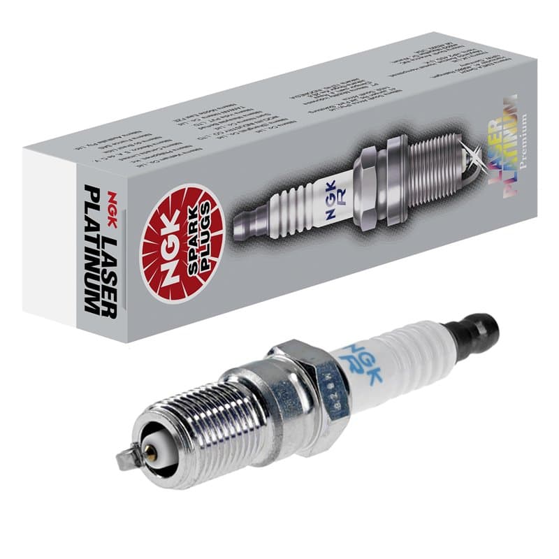 NGK Bougie d'allumage 7569 Électrode centrale en platine 1-électrode de masse Antiparasitage 5kOhm avec siège à joint conique Ra