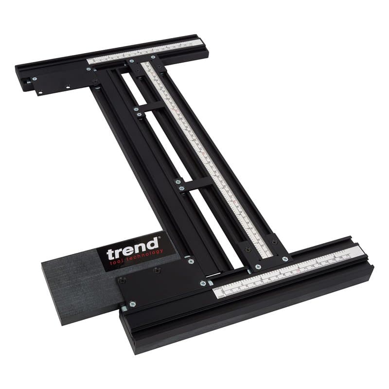 Trend Gabarit de rainurage et de tenonnage Varijig pour un fraisage précis des rainures et tenons, VJS/TG/JIG
