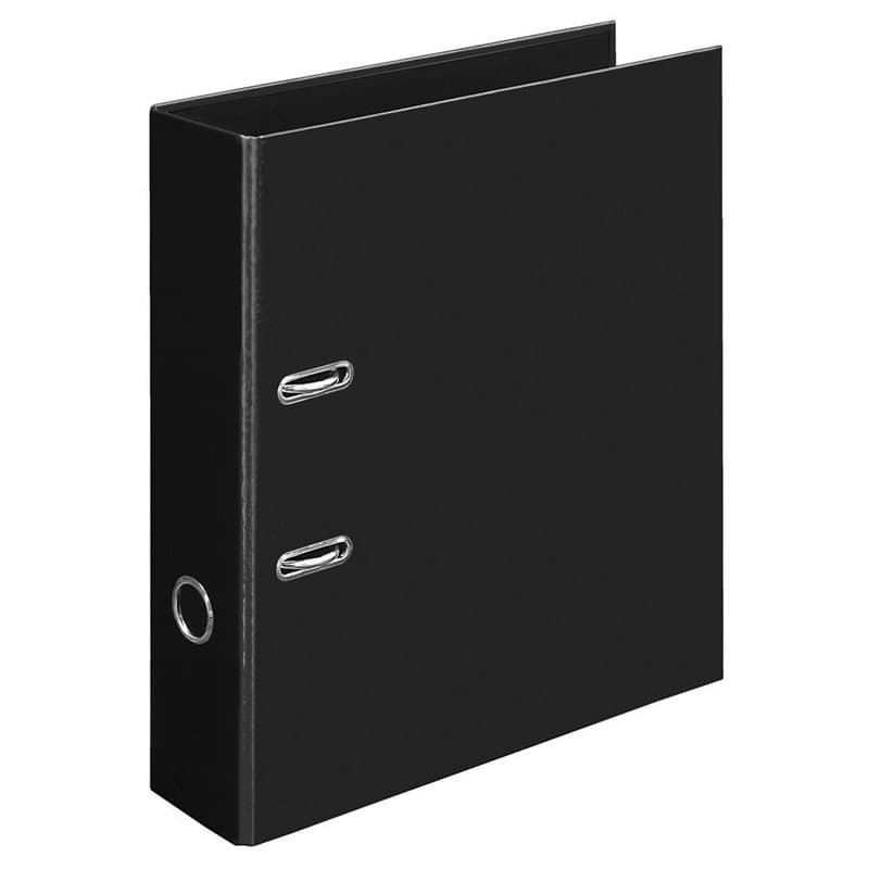 Veloflex 4142280 Boîte de carton noir – Cartable de carton, boîte de carton, noir, A4, 560 feuilles, 6 cm, 284 mm