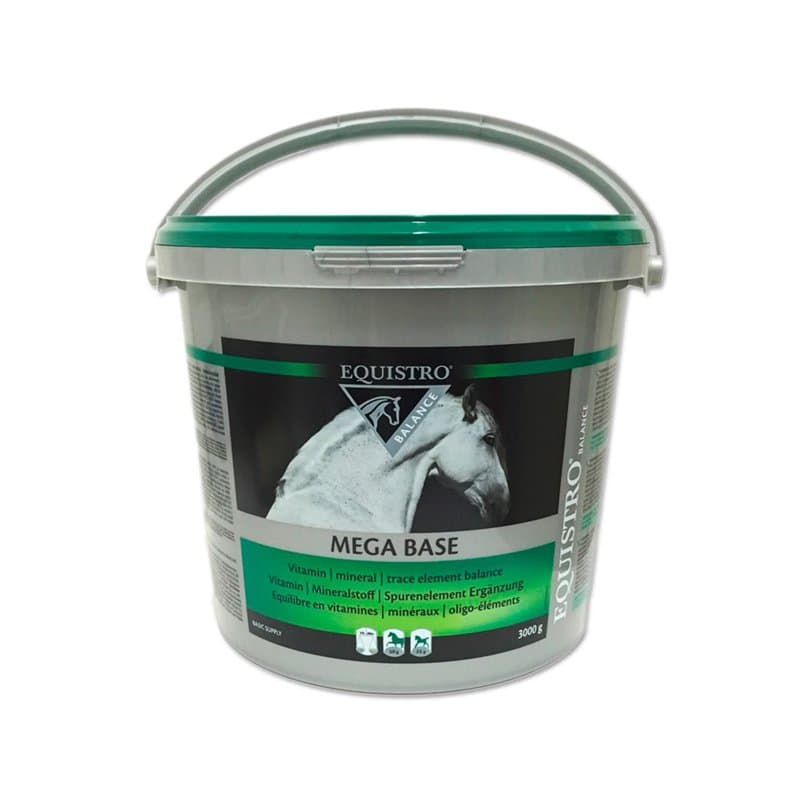 EQUISTRO® Mega Base | Complément Alimentaire pour Chevaux | Aliment minéral de qualité supérieure pour Soutenir Les Besoins nutr