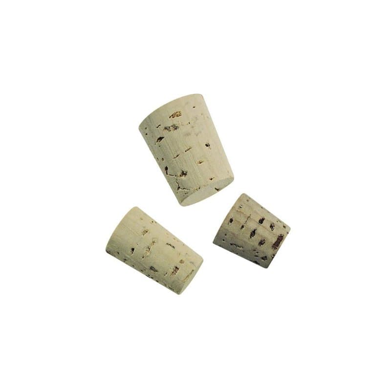 Rayher bouchon conique en un lot de 36 bouchon en liège naturel destiné à la mise en bouteille des vins, des jus de fruit, des l