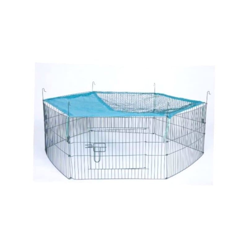 Trixie Natura Enclos d'extérieur 6 éléments pour Jeunes Animaux avec Filet, 116×38 cm (Lot de 1)