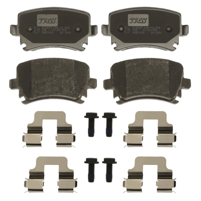 TRW GDB1622 Kit De Plaquettes De Frein Frein à Disque COTEC pour Volkswagen Golf VI (5K1) 2008-2014 Essieu Arrière et autres véh