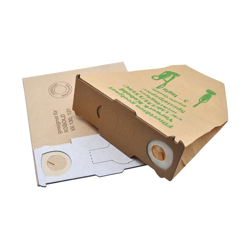 10 Sacs d'aspirateur approprié pour Vorwerk Kobold 130, 131 et SC-Modelle