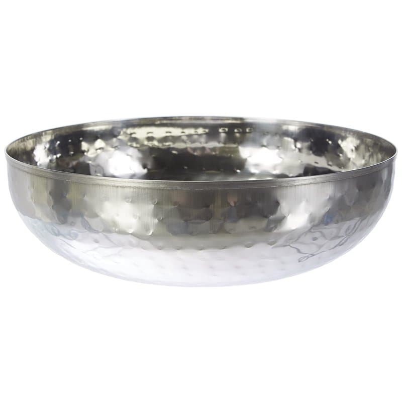 Equinox 511023 Saladier Inox Martelé Diamètre: 25 cm, Argent