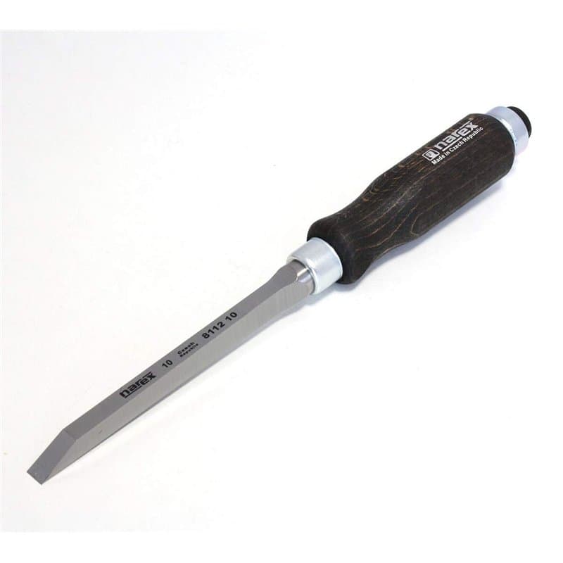Narex Ciseaux à Bois/Bédane avec Manche en Bois pour Trous des Chevilles Ouvrières - 8 mm