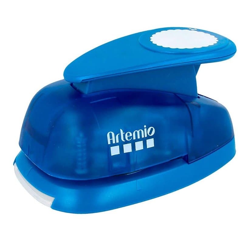 Artemio VIHCP322 Perforatrice à Levier Géante Cercle Rosette Plastique Multicolore 11 x 7,5 x 18 cm