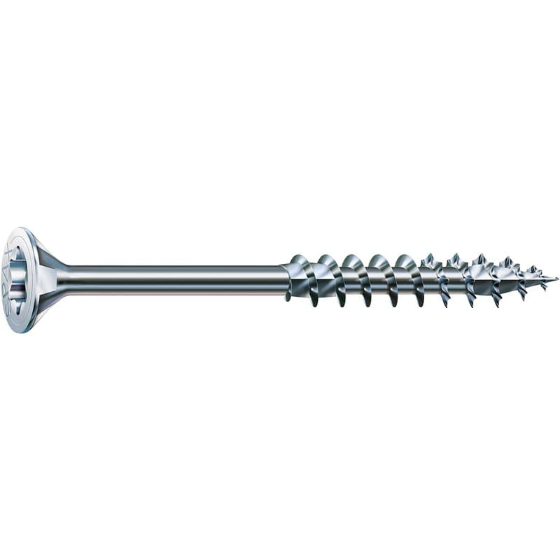 Spax – Vis universelle, 3, tête fraisée, T de Star Plus, 4 Cut, filetage partiel, galvanisé Blank a2j – 0191010350303, 0/1050/00