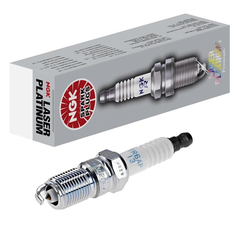NGK Bougie d'allumage 5809 Électrode centrale en platine 1-électrode de masse Antiparasitage 5kOhm avec siège à joint conique Ra