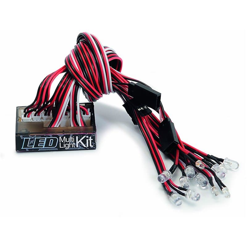 Carson 500906154 Unité d'éclairage à LED Race - Accessoires pour modèles réduits, modèles réduits RC, Accessoires pour Voitures