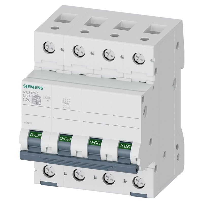 Disjoncteur Siemens 3 Pôles 10 A 400 V - Protection Électrique Fiable