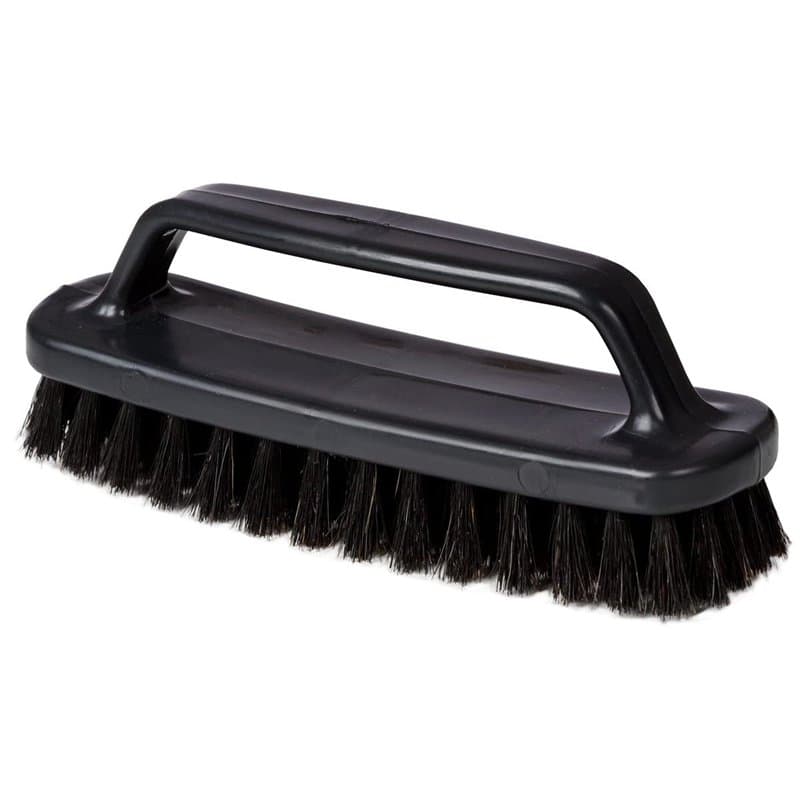 Tarrago | Brosse de Nettoyage en Profondeur avec Manche en Plastique et Poils naturels pour Tissus d'ameublement, Tapis et Cuir
