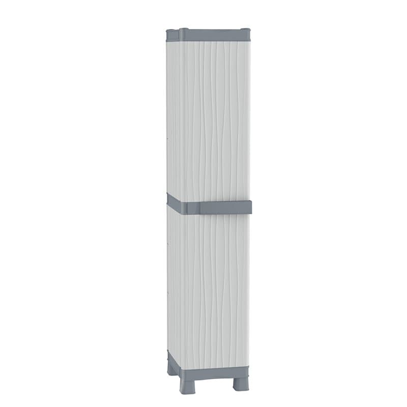 Terry - Base 2350 Uw, Armoire Modulaire à 1 Porte, Armoire à Balais, 6 Plateaux de Rangement, pour Intérieur et Extérieur Couver