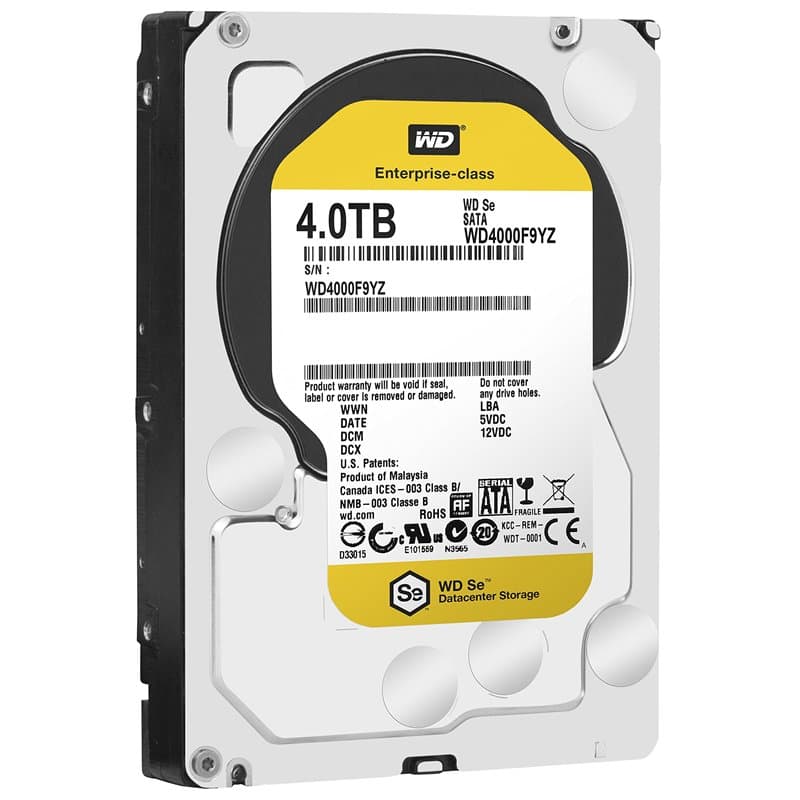 WD Western Digital WD4000F9YZ Disque Dur SE 4 to 3,5 SATA 7200 TR/Min