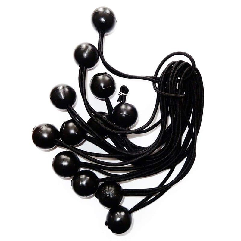 Lot de 12 boules d'expansion avec boucle - 21 cm - En plastique