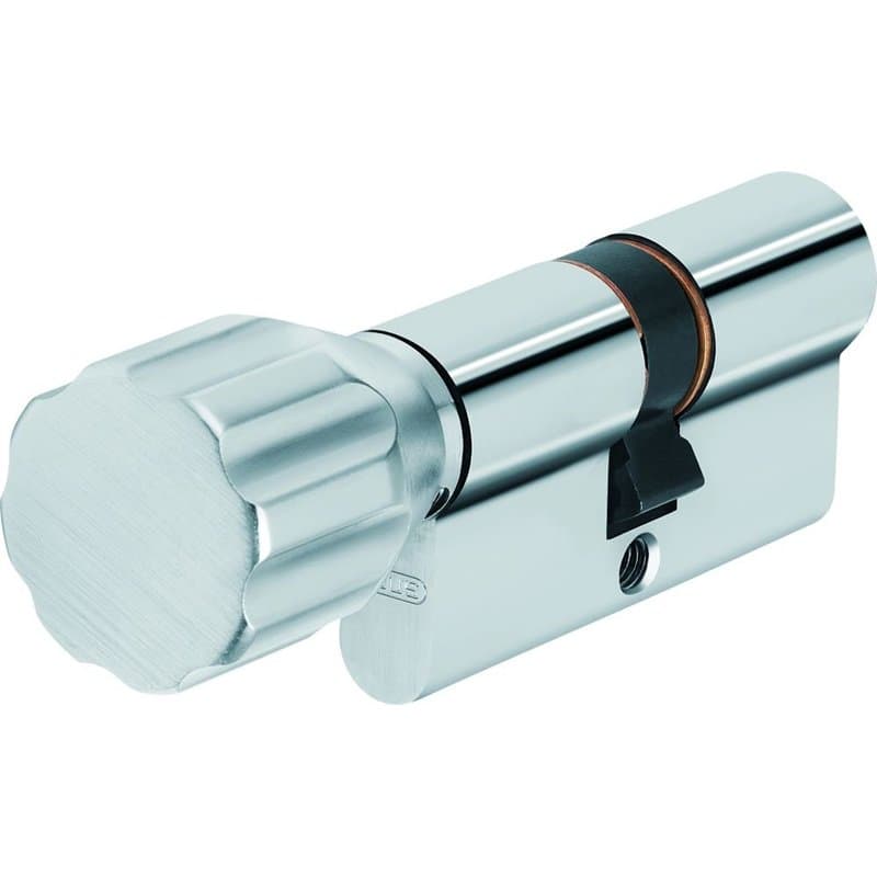 Abus 507168 KD6XNP Z30/K30 B/SB Cylindre profilé avec poignée, carte de code et 5 clefs