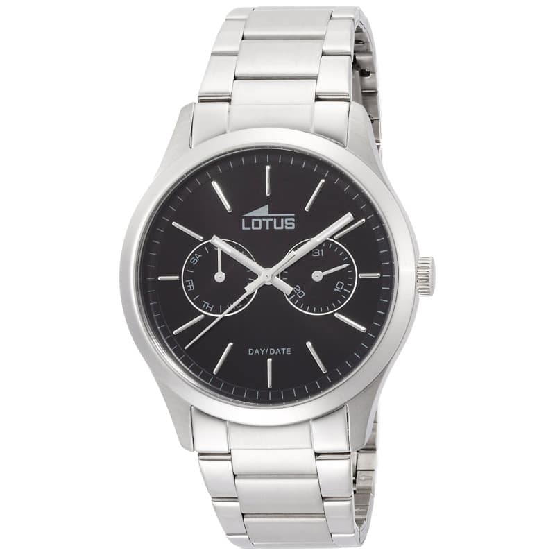 LOTUS Lotus-15954/3-Montre Homme-Quartz Analogique-Bracelet Acier Inoxydable Argent