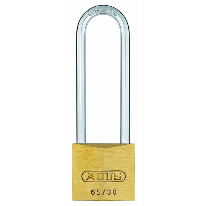 Abus 12293 Cadenas en laiton à anse longue de 60 mm avec passe partiel 6301