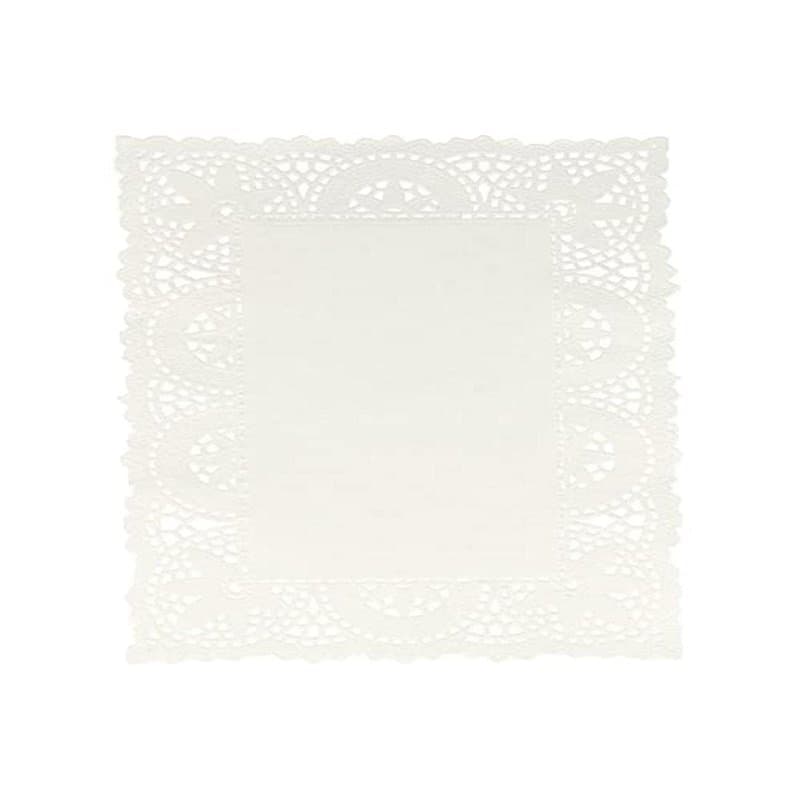 García de Pou 250 Unités - Dentelles Rectangulaires 54 g/m2, 37 x 26 cm Blanc Papier