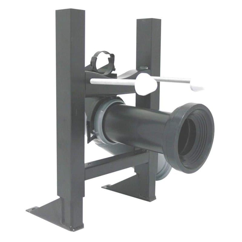 Regiplast 33000 Bâti-Support autoportant-Fixations au Sol, Blanc