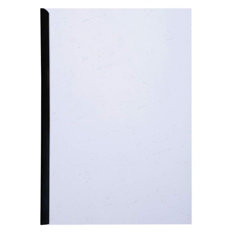 Exacompta - Réf. 2784C - Paquet de 100 plats en carte rigide recyclée grain cuir 270g/m2 pour couvertures Forever - format à cla