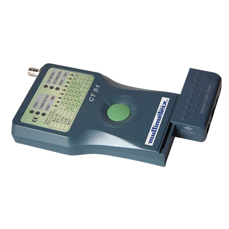 Testeur de câbles Multimetrix CT 51 réseau, télécommunication