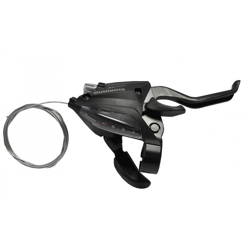Shimano Schalt Bremshebel Rechts 7-fach V-Brake Leva Del cambio/Freno Unisexe-Adulte, Noir, Standard
