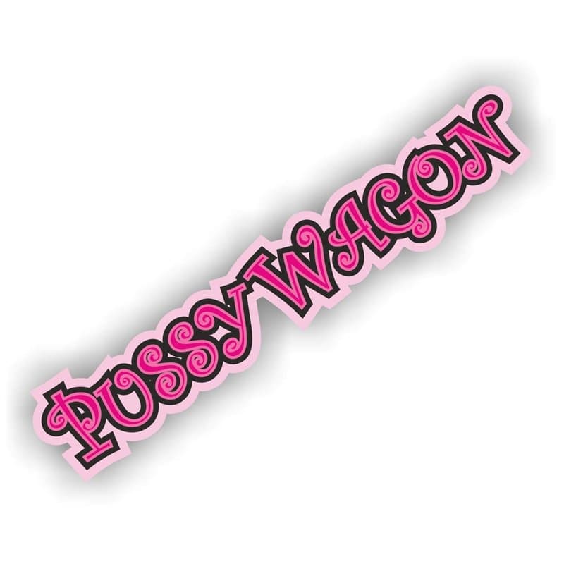 Pussy Wagon Shocker main voiture autocollants JDM Tuning OEM Dub Decal Stickerbomb Bombing Fun
