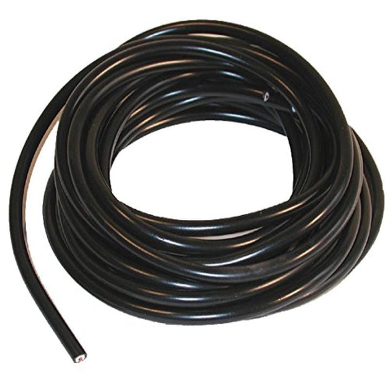 Greenstar 4913 Fil de bougie d'allumage adaptable 2 m ø 5 mm, Noir