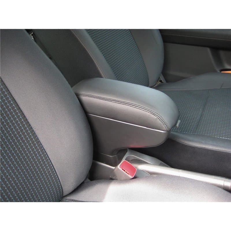 AUTO-STYLE Accoudoir simili cuir compatible avec Renault Kangoo II 2008-, Noir